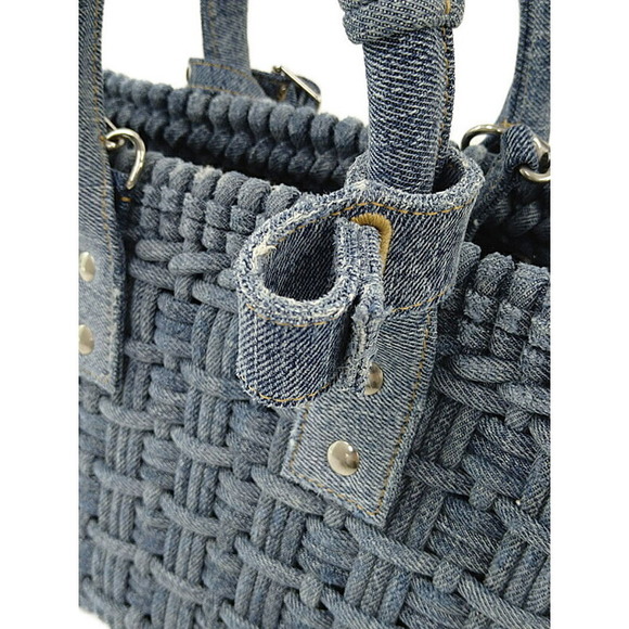Balenciaga Bistro XS Basket 2way Bag Blue - Picture 7 of 9